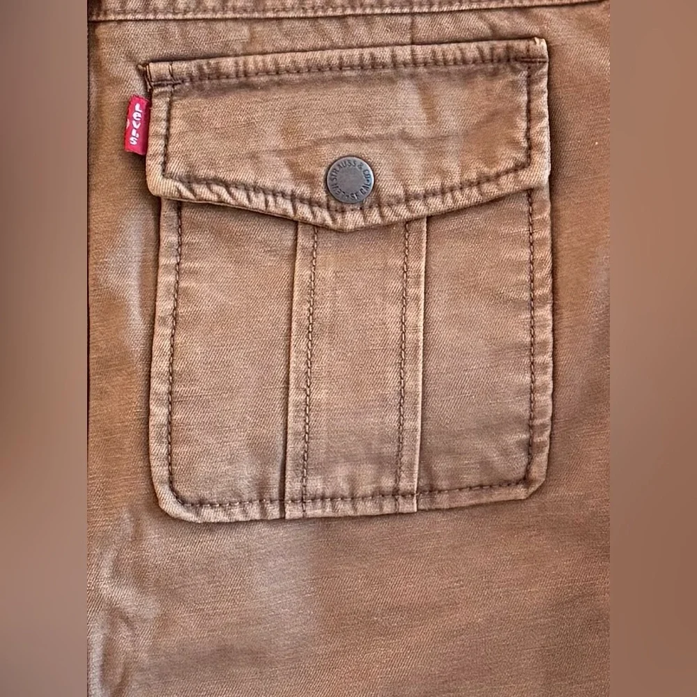 LEVI’S Full Zip/Snap Garment Dyed Barn Coat!  NWTS   M - Picture 5 of 10